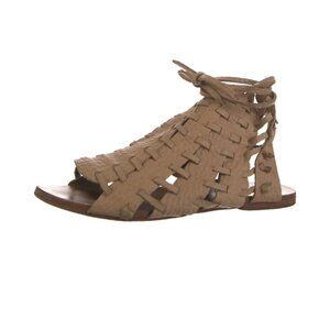 Zimmermann Leather Gladiator Sandals With Wrap-around Straps. Size 8.